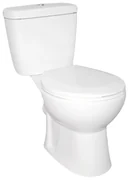 Kerra Niagara randloos toilet met zitting wit PK