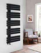 Sapho Silvana radiator mat zwart 50x124cm 561W