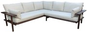 The Outsider Hoek Loungeset - Laruna - Acacia - Wit - The Outsider