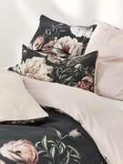 Katoensatijnen dekbedovertrek Blossom