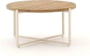 Loungetafel Apple Bee | Rond  | Tuintafel Teakhout | Ø74cm | Kees Smit Tuinmeubelen