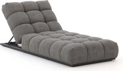 + 10% kassakorting | Verstelbaar ligbed Zavelli | Aluminium | Grijs - Antraciet | Ligstoel tuin | Strandbed | Kees Smit Tuinmeubelen