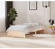 vidaXL Bedframe massief hout 90x200 cm