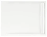 Xenz easy tray douchevloer 100x80x5cm rechthoek acryl wit 6941-01