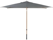 4-Seasons Outdoor Azzurro stokparasol 200 x 300 cm - Woodlook/charcoal