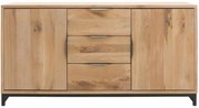 Goossens Dressoir Max, 2 deuren 3 laden