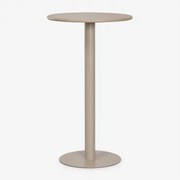 Ronde Hoge Tuintafel Ø60 Cm Van Ijzer Mizzi Moka Bruin - Sklum