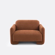 Fauteuil in getextureerde stof