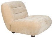 Dutchbone Wyatt Lounge Fauteuil Velours Beige