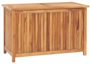 vidaXL Opbergbox 90x50x58 cm massief teakhout