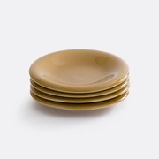 Set van 4 dessertborden, geglazuurd aardewerk Toria