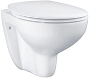 Grohe Bau Cermic randloos hangtoilet incl. quikrelease toiletbril alpine wit