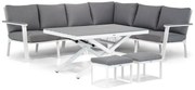 Hoek loungeset 6 personen Aluminium Wit  Lifestyle Garden Furniture Palazzo