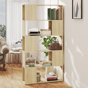 vidaXL Boekenkast/kamerscherm 80x24x155 cm spaanplaat sonoma eiken