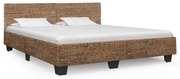 vidaXL Bedframe natuurlijk rattan 180x200 cm