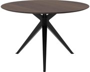 Goossens Excellent Eettafel Kopenhagen, Rond 120 x 120 cm