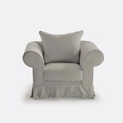 Fauteuil, katoen, uitstekend comfort, Adelia