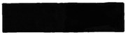 Terre d'Azur Gerona wandtegel visgraat 7.5x30cm Black