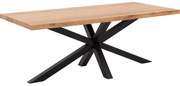 Goossens Eettafel Blade, Strak blad 220 x 100 cm 6 cm dik