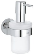GROHE Essentials Zeepdispenser - 160ml - met houder - wandmontage - chroom 40448001