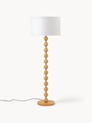 Vloerlamp Shona met houten voet