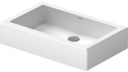 Duravit Vero opzetwastafel 60x38 cm. z/overl. wit 0455600000