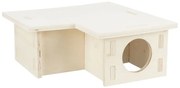 TRIXIE Knaagdierenhuis 3 kamers 30x12x30 cm hout