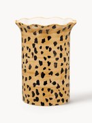 Handbeschilderde vaas Leopard, H 21 cm