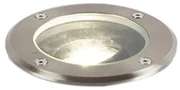 Smart buiten grondspot RVS incl. WiFi GU10 IP65 - Delux Modern GU10 IP65 Buitenverlichting