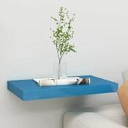 vidaXL Wandschap zwevend 40x23x3,8 cm MDF blauw