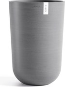 Ecopots bloempot Oslo High 52 - Rond - Grey - Diameter 35 x H51,5 cm