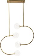 Hanglamp Goud Glazen Bollen APP639-4CP