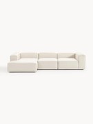 Modulaire hoekbank Lennon van linnenmix (4-zits)