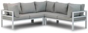 Hoek loungeset 4 personen Aluminium Wit  Lifestyle Garden Furniture Arenas