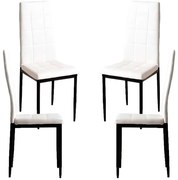 Pak 4 Lan kunstleren stoelen