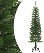 vidaXL Kunstkerstboom met standaard smal 150 cm PE