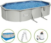 Bestway Hydrium opbouwzwembad - ovaal - L610 x B360 x H120 cm