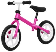 vidaXL Loopfiets met 12 inch wielen roze