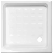 Kerasan Retro vierkante douchebak 90x90cm wit