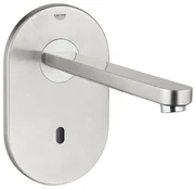 GROHE Eurosmart Cosmopolitan E - afbouwdeel wandkraan - uitloop 23cm - zonder menging - tranformator 230V - RVS 36334SD0