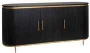 Tower Living Dressoir Ovaal Met Messing 180 Cm Rivello - 180x45x80cm.