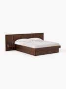 Houten bed Nanto met lades en hoofdeinde
