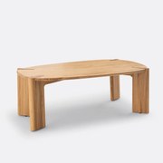 Salontafel in massief eik, Elmo