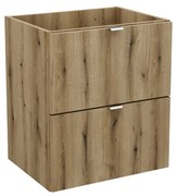 Comad Nova Oak onderkast met 2 lades 50x40x60cm eiken