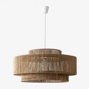 Hanglamp Voor Buiten Van Gevlochten Papier Kena Ø80 Cm - Sklum