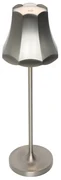 Buitenlamp met dimmer LED Retro tafellamp met dimmer gunmetal oplaadbaar IP44 - Granny Retro IP44 Buitenverlichting Lamp