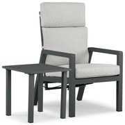 Bistroset 1 persoon  Aluminium Grijs Lifestyle Garden Furniture Albelli