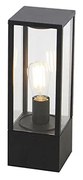Staande buitenlamp zwart 40 cm met grondpin en kabelmof - Charlois