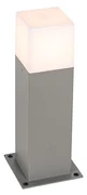 Moderne staande buitenlamp grijs 30 cm IP44 - Denmark Modern E27 IP44 Buitenverlichting