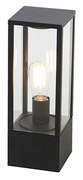 Industriële staande buitenlamp zwart 40 cm IP44 - Charlois Design E27 IP44 Buitenverlichting